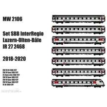 L.S. Models MW2106 - 7er Set Personenwagen SBB, Ep.VI, IR 27 - Lemke