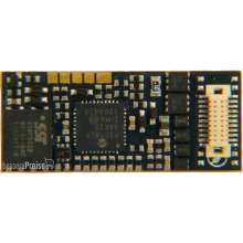 Zimo MX658N18 - Miniatur Sound-Decoder - 25 x 10,5 x 4 mm - 0,8 A - 1W Audio - Next18 4 Fu-Ausgänge + 2 Logikpegel-Ausgänge