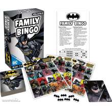 Aquarius NMR96310 - DC Comics Brettspiel Family Bingo Batman *Englische Version*