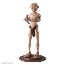 Noble Collection NOB2818 - Herr der Ringe Bendyfigs Biegefigur Gollum 19 cm