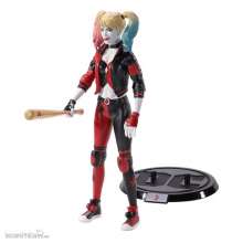 Noble Collection NOB4062 - DC Comics Bendyfigs Biegefigur Harley Quinn Rebirth 19 cm