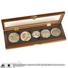 Noble Collection NOB6087 - Der Hobbit Münzen Set Dwarven Treasure