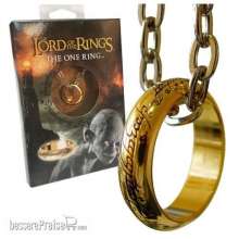 Noble Collection NOBXT0903 - Herr der Ringe Ring Der Eine Ring (vergoldet)