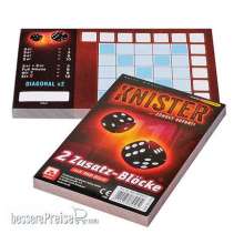 Nürnberger Spielkarten Verlag NSV880582 - KNISTER - ERSATZBLÖCKE (2er)