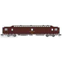 REE Modeles NW-121 - SET of 2 POSTAL CARS PAZ and PEZ brown PTT - UIC bogie Y24 21m Era IV