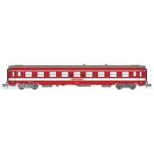 REE Modeles NW-155 - SET of 3 UIC CAR A9 Era IV Red LE CAPITOLE