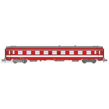 REE Modeles NW-159 - SET of 3 UIC CAR A9 Era IV Red Reverve of the CAPITOLE without steel plate