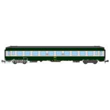 REE Modeles NW-188 - UIC SLEEPING CAR High roof with grey color, Green-Alu 160 color Era IV