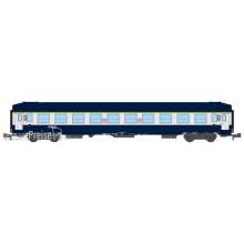 REE Modeles NW-214 - UIC SLEEPING CAR, High roof Blue TEN Color, logo nouille Era V