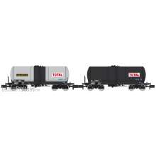 REE Modeles NW-226 - Set of 2 ANF ALGECO / TOTAL Bogies Y 25S petroleum products transport Era IV