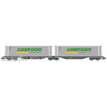 REE Modeles NW-232 - Sggmrss 90 NOVA wagon + 2 x 45’ AMBROGIO INTERMODAL ONLY containers, Ep.VI