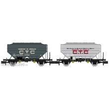 REE Modeles NW-313 - Set of 2 Grain Cars “CTC-COTRAM” and “CTC-UNCAC”, SNCF Era III