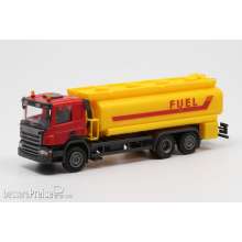 OLM Design OLM131 - Scania P 6x2 Tankfahrzeug für Kraftstoffe dunkelrot/orange