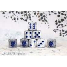 Para Bellum PBW8521 - City States Faction Dice on Gray swirl Dice