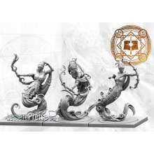 Para Bellum PBWSK303 - Sorcerer Kings: Windborn Djinn (with Bows) (Pronounced ´Jinn´)