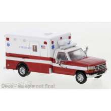 PCX87 PCX870362 - Ford F-350 Horton Ambulance, weiss/rot, 1997