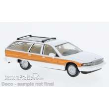 PCX87 PCX870453 - Chevrolet Caprice Station Wagon, weiss/Dekor, 1991