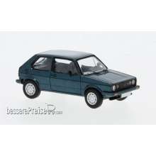 PCX87 PCX870526 - PCX87, VW VW Golf I GTI Pirelli, dunkelgrün, 1980, 1:87