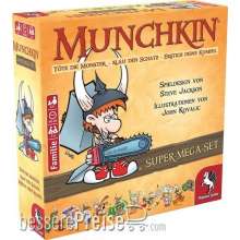 Pegasus Spiele PEG17035G - Munchkin Fantasy Super-Mega-Set *Fachhandels-exklusiv bis 31.12.2023*