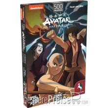 Pegasus Spiele PEG76002G - Puzzle: Avatar - Der Herr der Elemente (Feuer und Blitz), 500 Teile