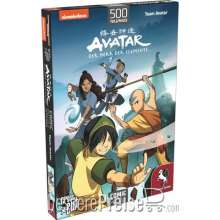 Pegasus Spiele PEG76003G - Puzzle: Avatar - Der Herr der Elemente (Team Avatar), 500 Teile