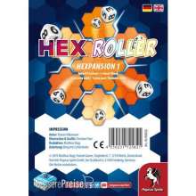 Pegasus Spiele PEG90002G - HexRoller: Hexpansion 1 [Erweiterung] (Frosted Games)