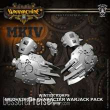 Privateer Press Übersee PIP24024 - WARMACHINE MKIV - Khador Winter Korps Medveditsa Character Warjack Pack(Resin) 