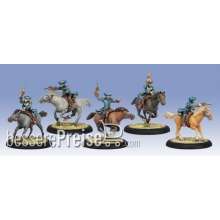 Warmachine PIP31077 - Cygnar Tempest Blazers Light Cavalry Unit (5) Box (plastic)