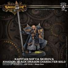 Privateer Press PIP33126 - Khador Kapitan Sofia Skirova RESINBlister Pack