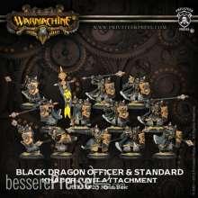 Warmachine PIP33902 - Extreme Black Dragon Officer and Standard Unit Upragde