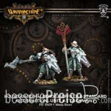 Warmachine PIP35029 - Retribution Houseguard Halberdier Officer & Standard (2)