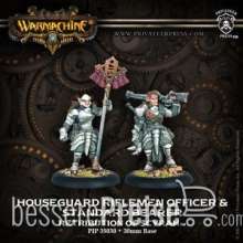 Warmachine PIP35030 - Retribution Houseguard Rifleman Officer & Standard (2)