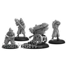 Warmachine PIP37020 - Dragons Breath - Golden Crucible Rocket Weapon Crew Unit (metal/resin)