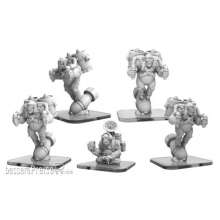 Privateer Press PIP51069 - Ape Bombers & Command Ape - Monsterpocalypse Empire of the Apes Units (metal) Blister