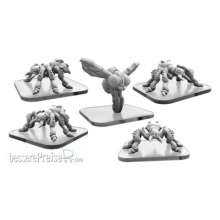 Privateer Press Übersee PIP51123 - Monsterpocalypse - Dire Ants & Spy Fly - Savage Swarm Unit (metal)