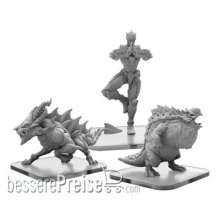 Privateer Press Übersee PIP51156 - S-Type Shinobi, Bellower, and Courser – Monsterpocalypse Protectors Alternate Elite Units (resin/metal)