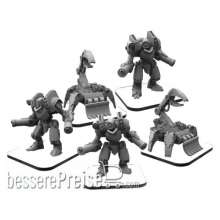 Privateer Press Übersee PIP51199 - Scrap Mech and Crusher Units - Monsterpocalypse Green Fury Units (3D Resin)