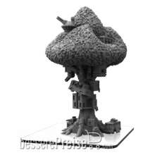 Privateer Press Übersee PIP51200 - Fort Ironwood - Monsterpocalypse Green Fury Building (3D Resin)