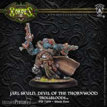 Hordes PIP71059 - Trollblood Warlock - Jarl Skuld, Devil o. t. Thornwood