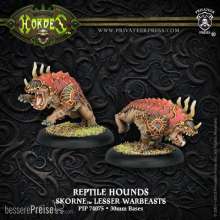 Hordes PIP74075 - Skorne Reptile Hounds Lesser Warbeasts (2) Blister