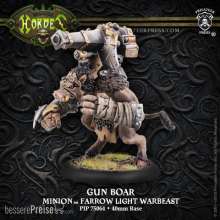 Hordes PIP75064 - Minion Farrow Light Warbeast Gun Boar (plastic)