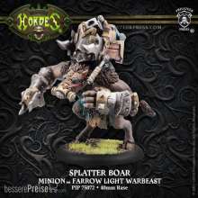 Hordes PIP75072 - Minion Farrow Light Warbeast Splatter Boar (plastic)