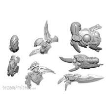 Privateer Press Übersee PIP87009 - Daemon A Weapon Pack - Warcaster Empyrean Pack (metal)