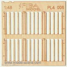 Model Scene PL4-006 - Lattenzaun - schwäch Latten