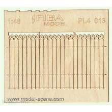 Model Scene PL4-013 - Umzäunung aus Brettern - Schmuckränder
