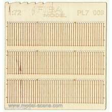 Model Scene PL7-009 - Umzäunung aus Brettern - spitzer Rand