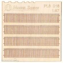 Model Scene PL8-018 - Bretterzaun -- niedrig