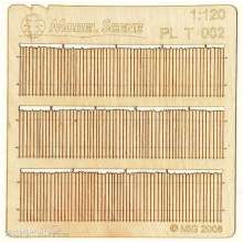 Model Scene PLT-002 - Umzäunung aus Brettern - unregelmäßig I.