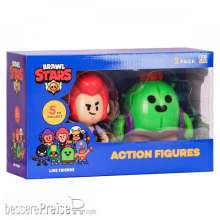 P.M.I. Trading PMID0013 - Brawl Stars 2 Actionfiguren Fensterbox (Serie 1)