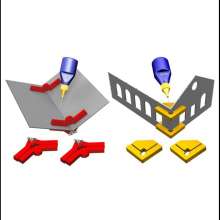 Proses PPR-SS-05 - Snap u. Glue Winkelmagneten als Set ( 2x PPR-SS-04 + 2x PPR-SS-01 )